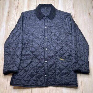 Barbour Mens Black Outwear Modern Heritage Liddesdale Quilted Jacket Size Small